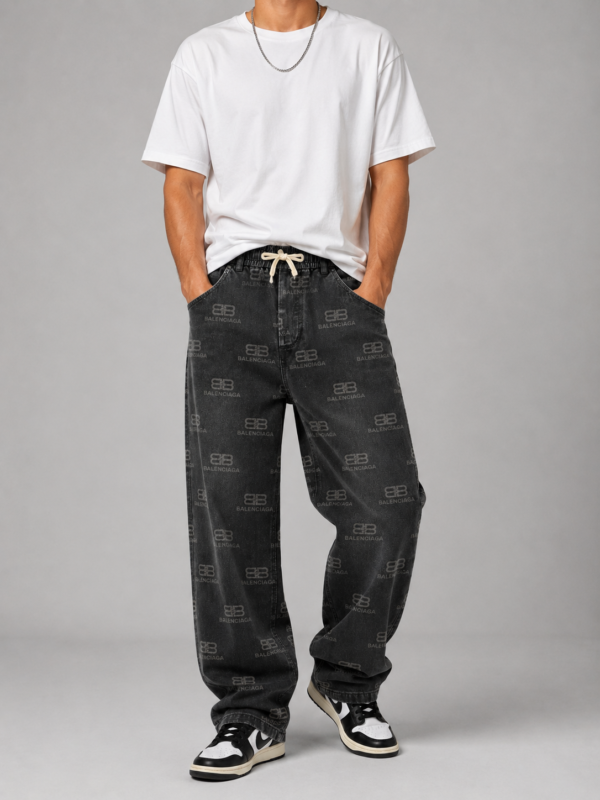 Balenciaga Minimal Baggy Pants / all-over denim