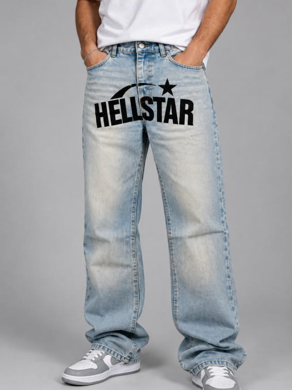 JEAN HELLSTAR WASHED – LIGHT BLUE