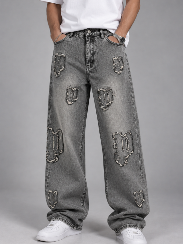 JEAN BAGGY PATCH – GRIS DÉLAVÉ